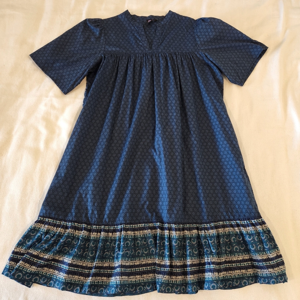Anna Sui Uniqlo Midi Boho Farm House Dress Medium